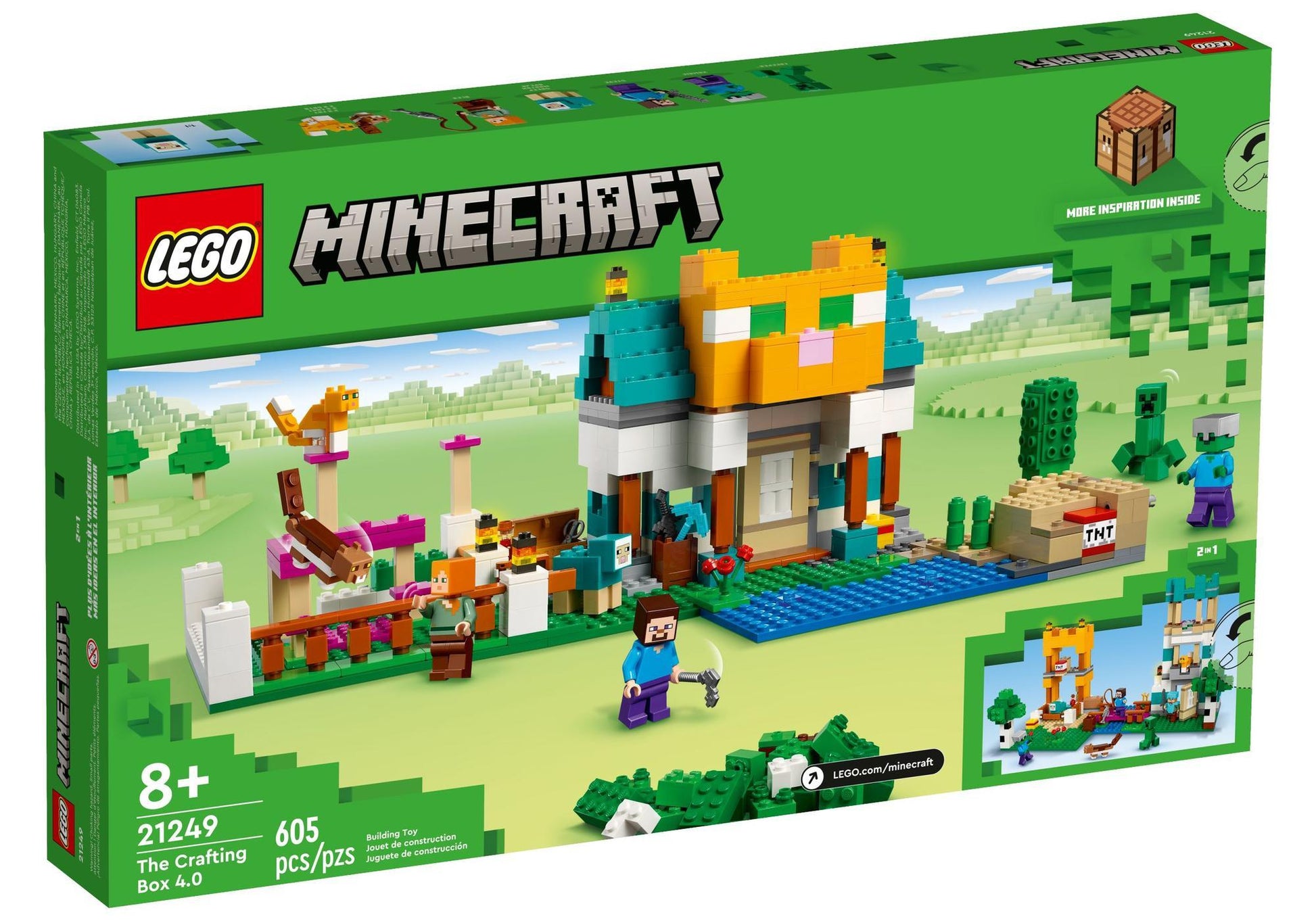 Lego 21249 Minecraft: Die Crafting-Box 4.0 - plegobil
