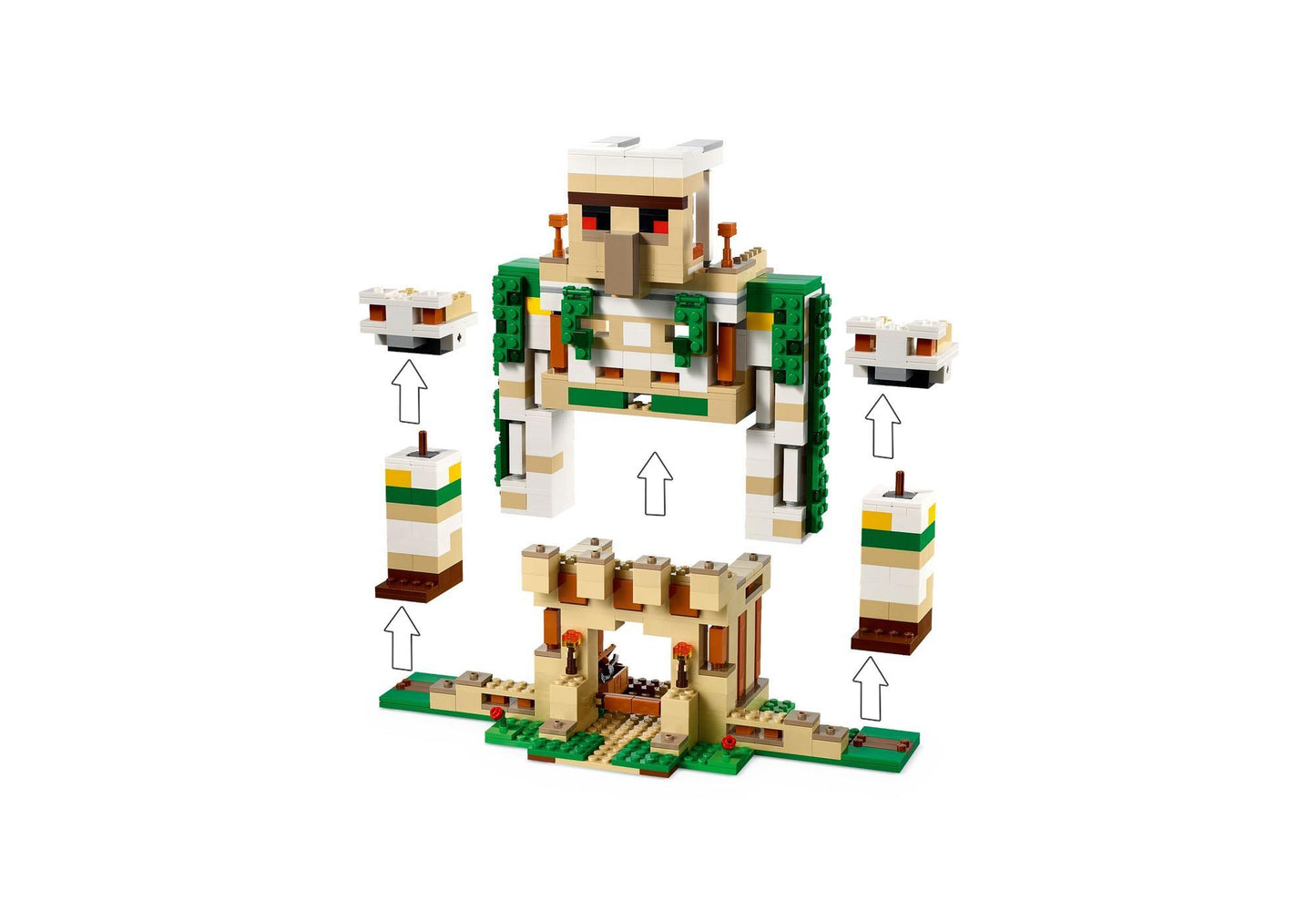 Lego 21250 Minecraft: Die Eisengolem-Festung - plegobil