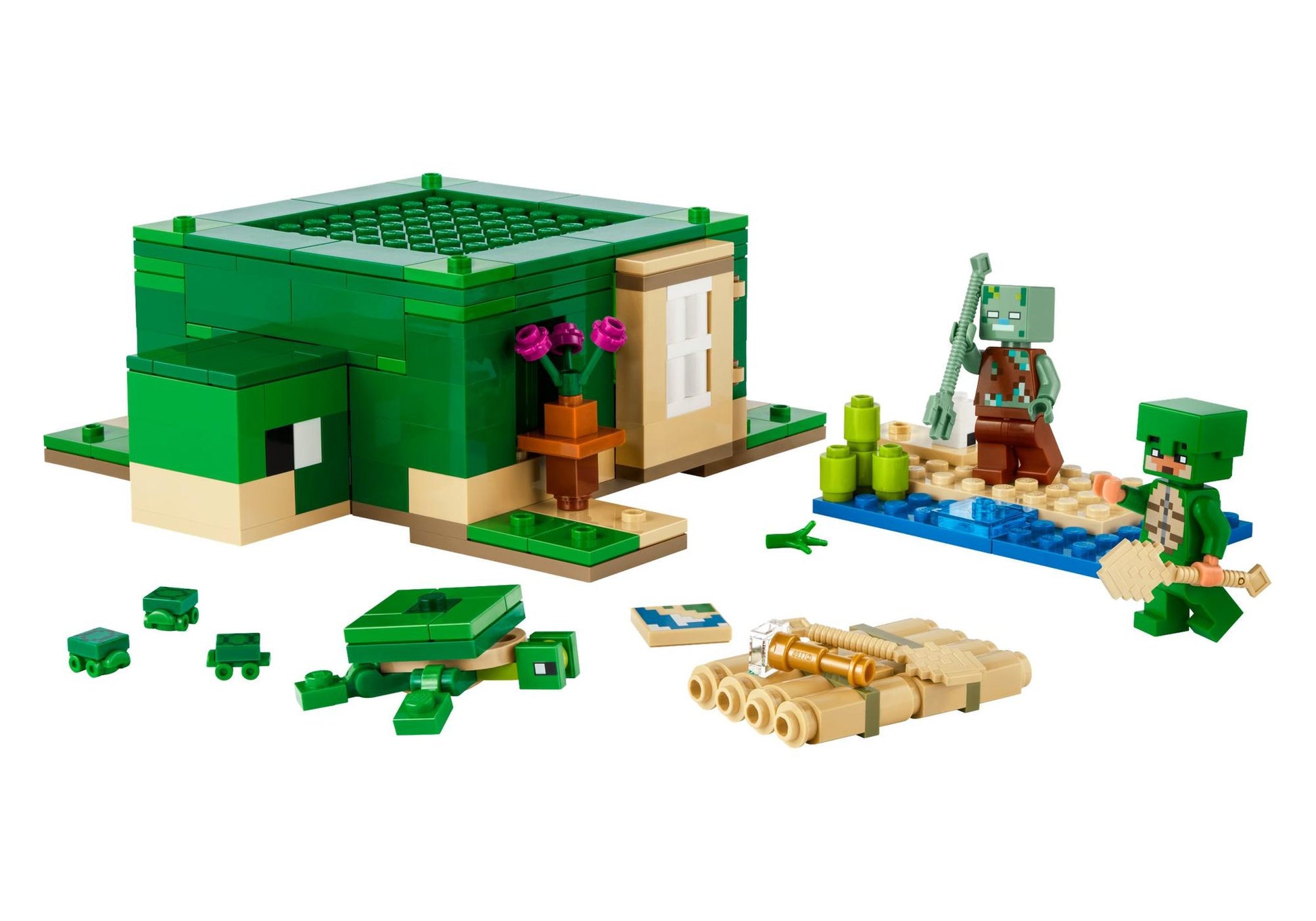 Lego 21254 Minecraft: Das Schildkrötenstrandhaus - plegobil