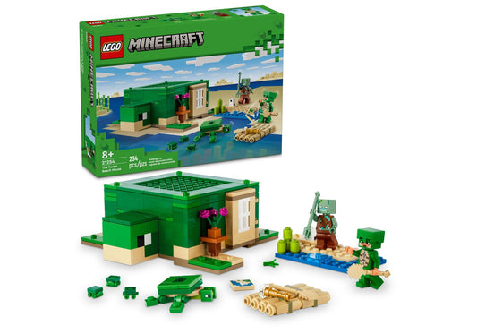 Lego 21254 Minecraft: Das Schildkrötenstrandhaus - plegobil