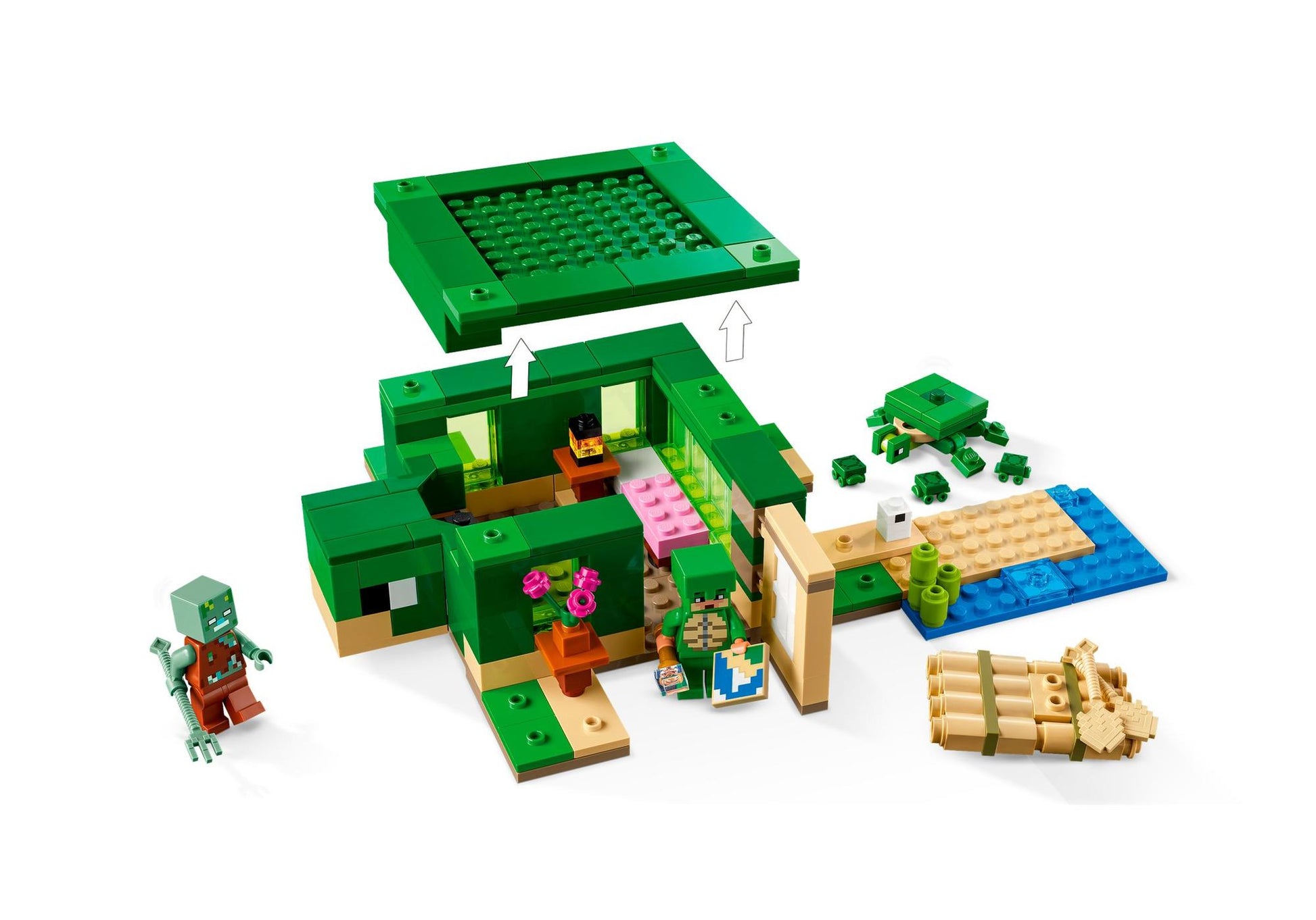 Lego 21254 Minecraft: Das Schildkrötenstrandhaus - plegobil