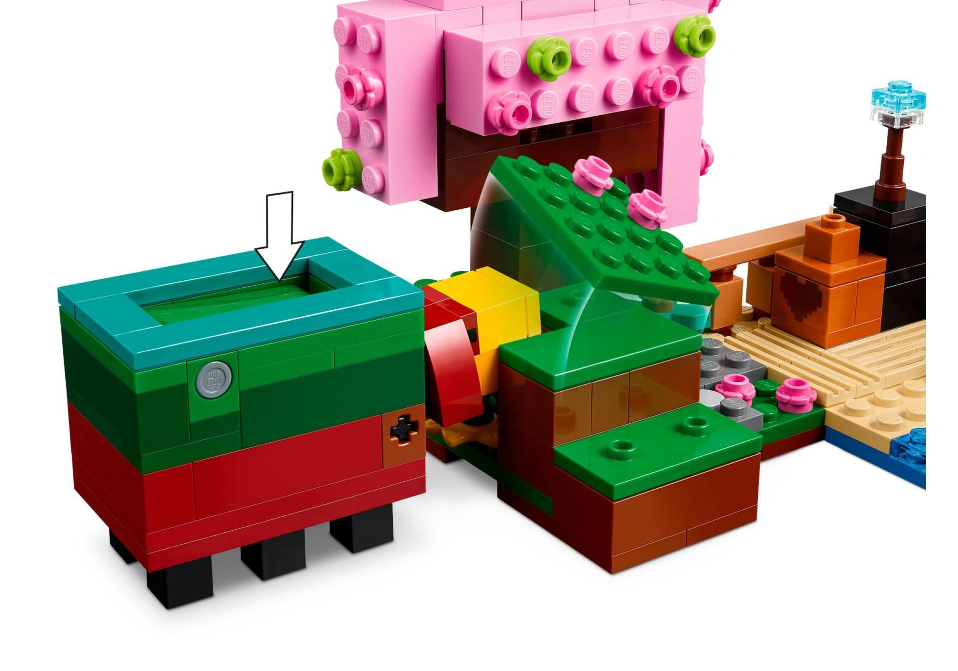 Lego 21260 Minecraft: Der Kirschblütengarten - plegobil