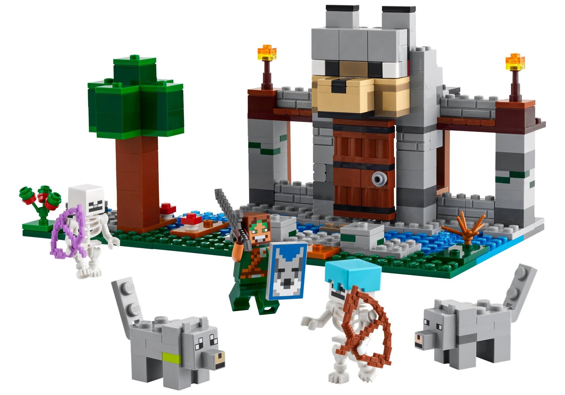 Lego 21261 Minecraft: Die Wolfsfestung - plegobil