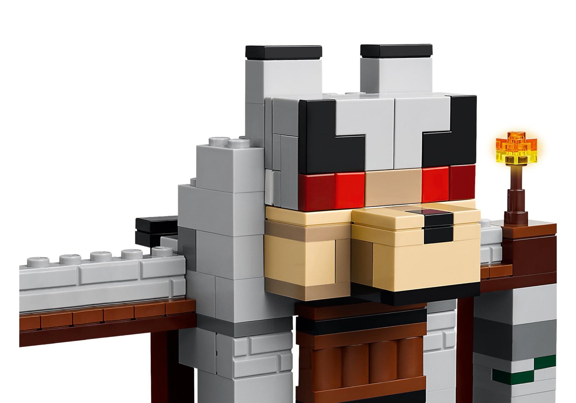 Lego 21261 Minecraft: Die Wolfsfestung - plegobil