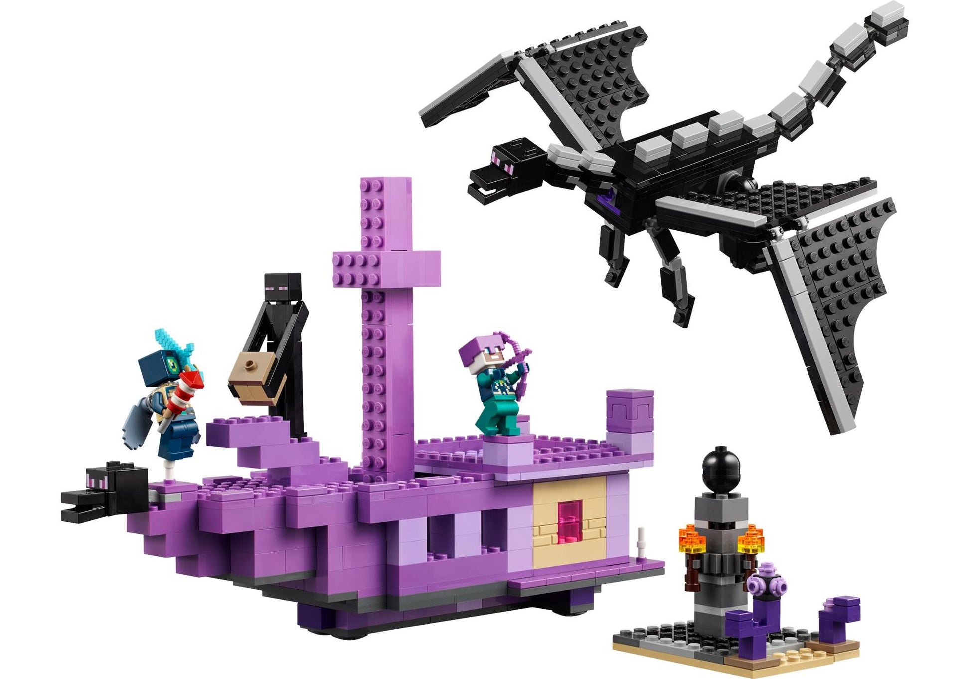 Lego 21264 Minecraft: Der Enderdrache und das Endschiff - plegobil
