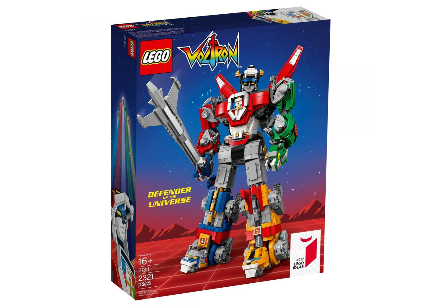 Lego 21311 Ideas Voltron - plegobil