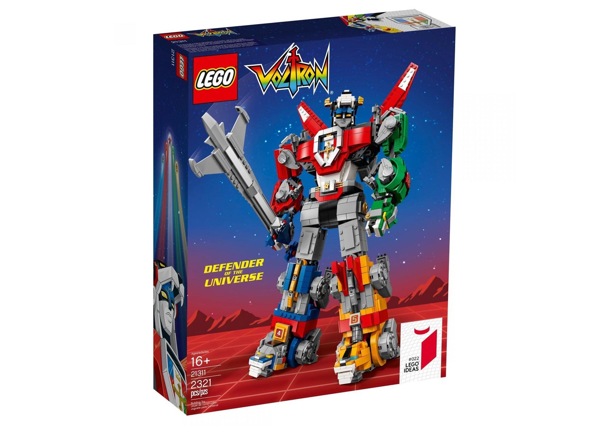 Lego 21311 Ideas Voltron - plegobil