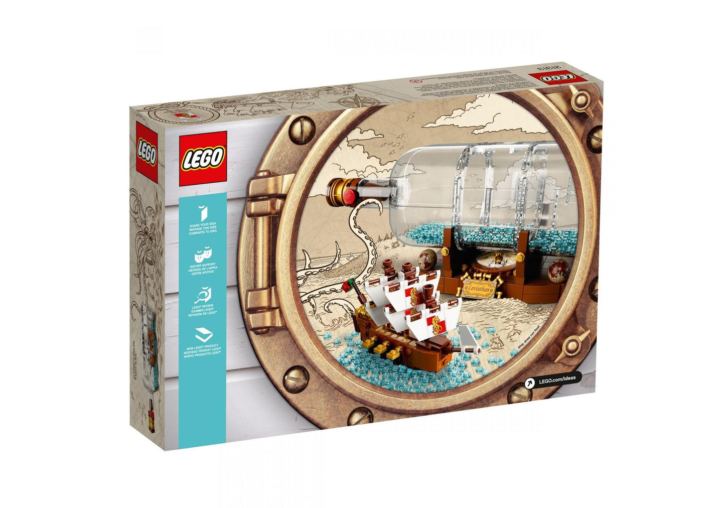 Lego 21313 Ideas Schiff in der Flasche - plegobil