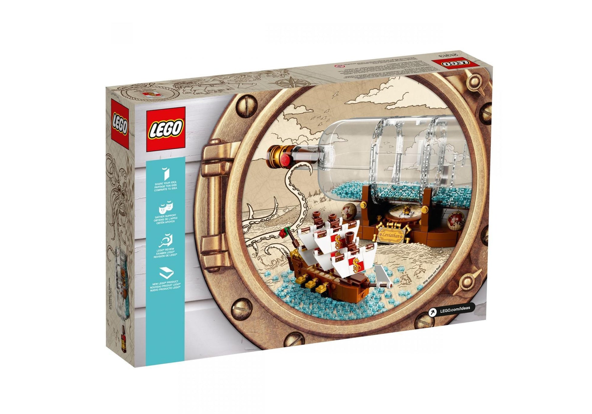 Lego 21313 Ideas Schiff in der Flasche - plegobil