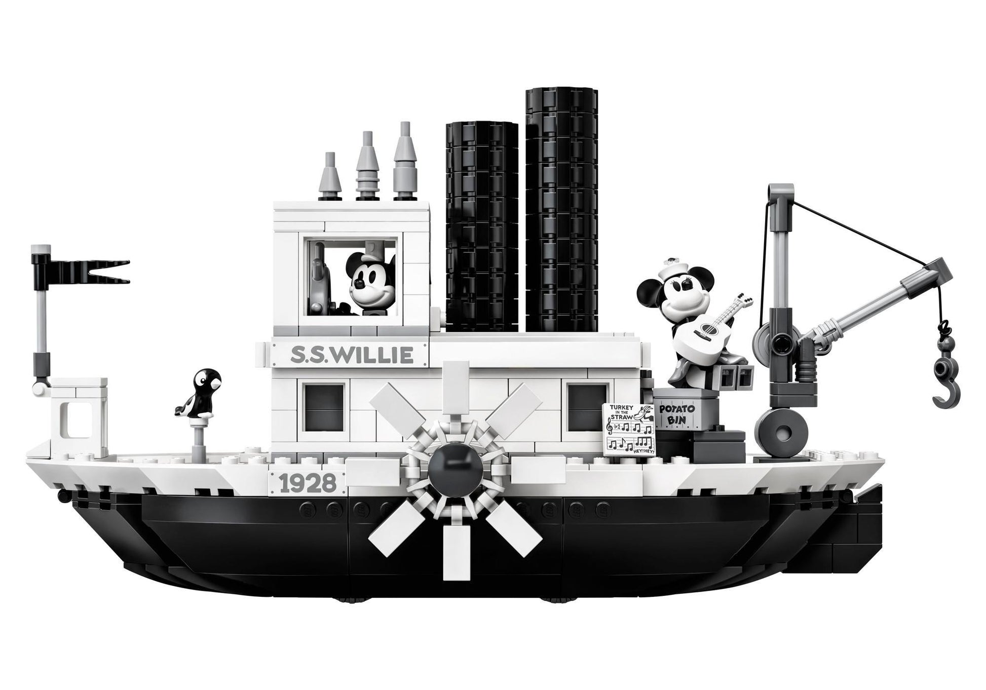 Lego 21317 Ideas Steamboat Willie - plegobil