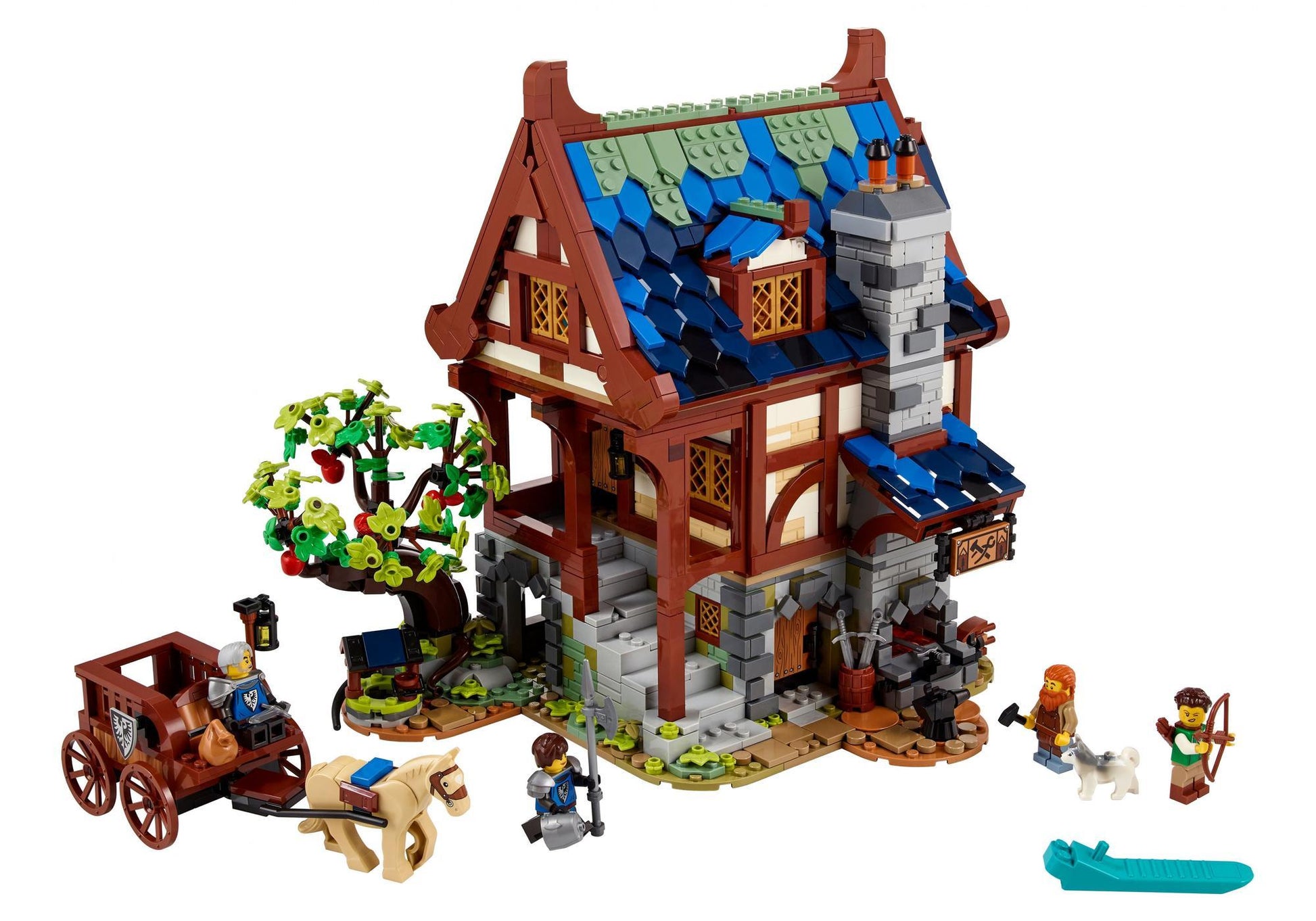 Lego 21325 Ideas Mittelalterliche Schmiede - plegobil