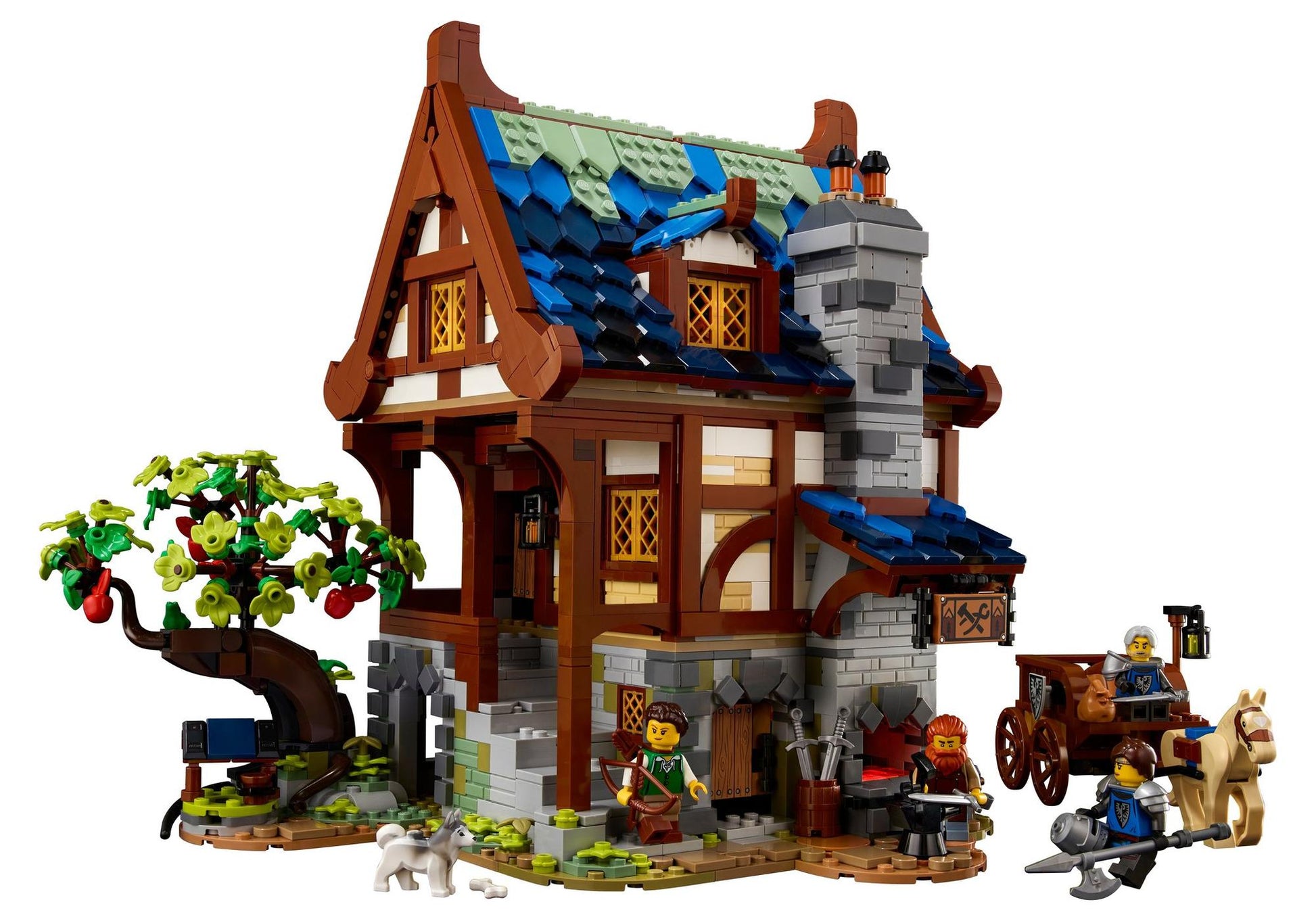 Lego 21325 Ideas Mittelalterliche Schmiede - plegobil