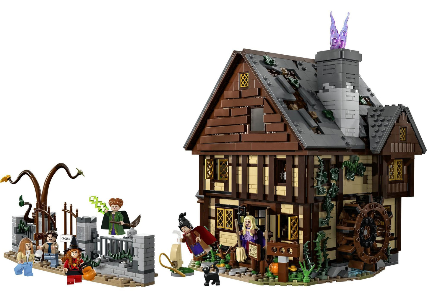 Lego 21341 Ideas Disney Hocus Pocus: Das Hexenhaus der Sanderson-Schwestern - plegobil