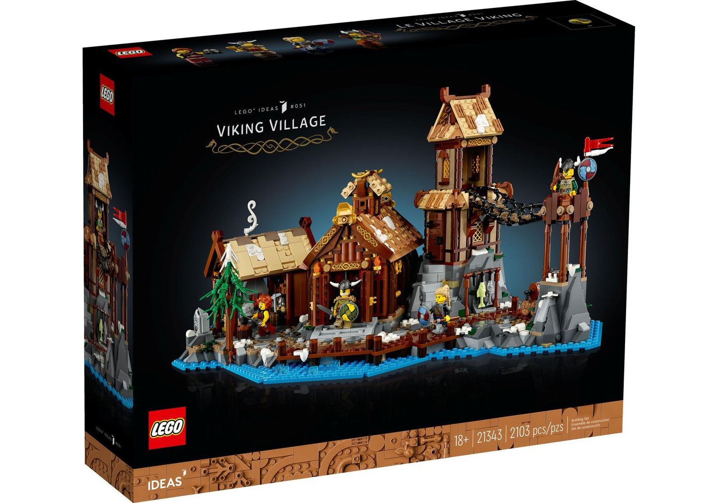 Lego 21343 Ideas Wikingerdorf - plegobil