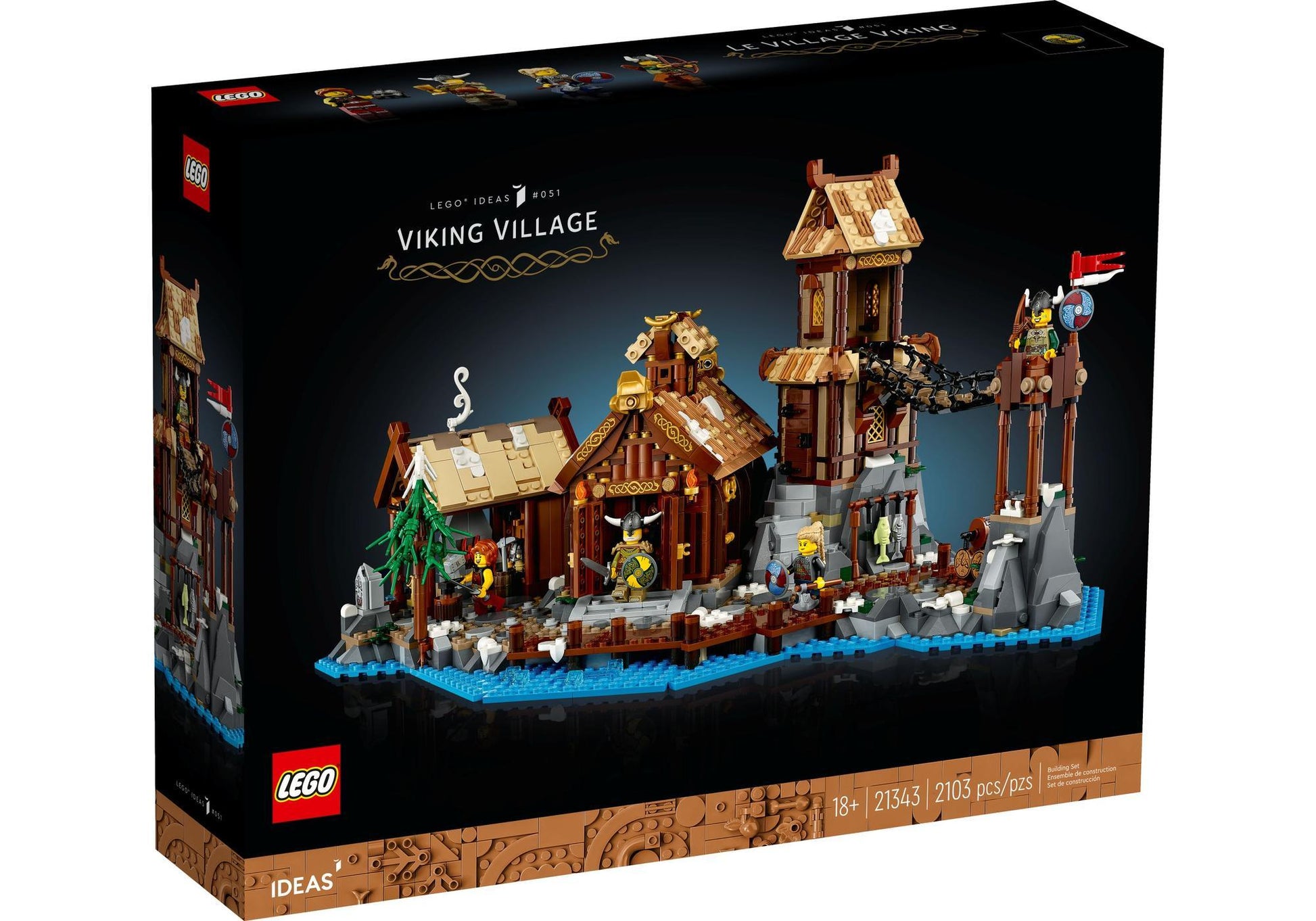 Lego 21343 Ideas Wikingerdorf - plegobil