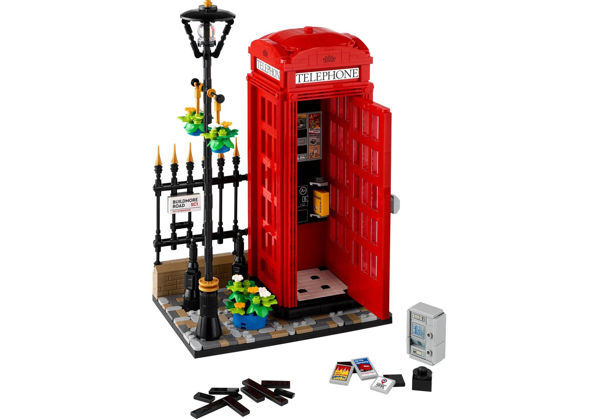 Lego 21347 Ideas Rote Londoner Telefonzelle - plegobil