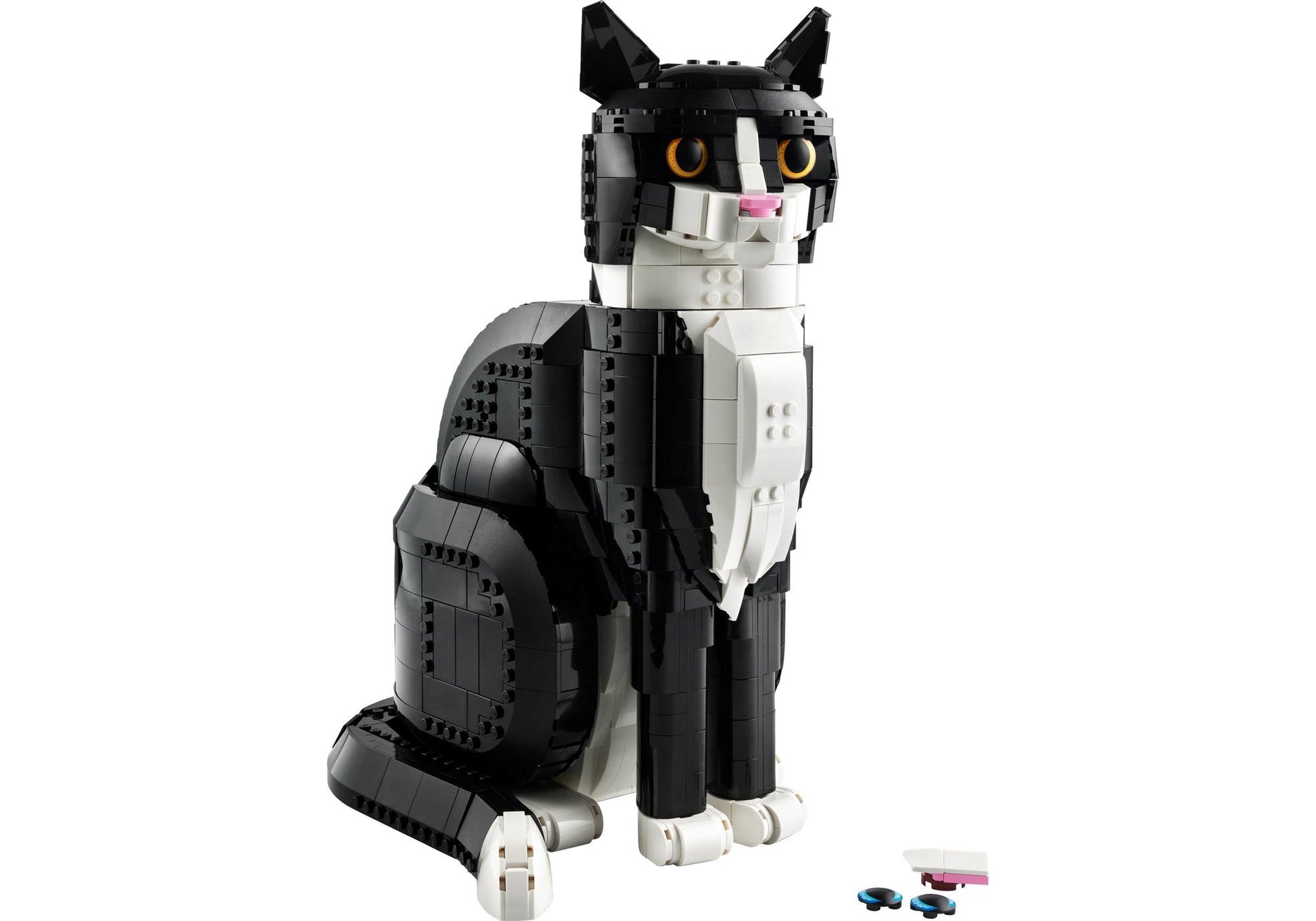 Lego 21349 Ideas Schwarz-weiße Katze - plegobil