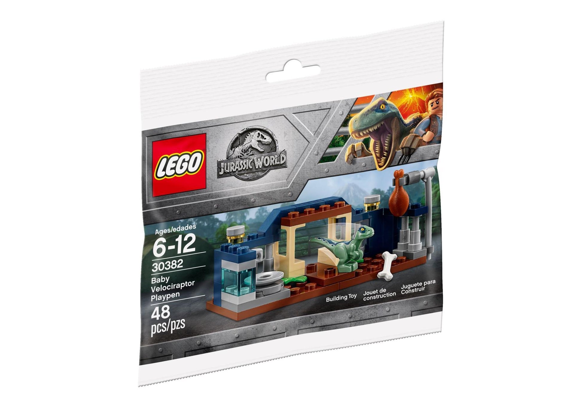 Lego 30382 Jurassic World: Spielgehege für Baby-Velociraptor - plegobil