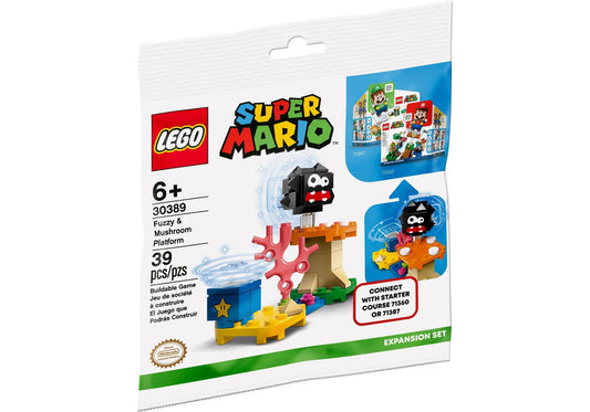 Lego 30389 Super Mario: Fuzzy & Pilz-Plattform - Erweiterungsset - plegobil