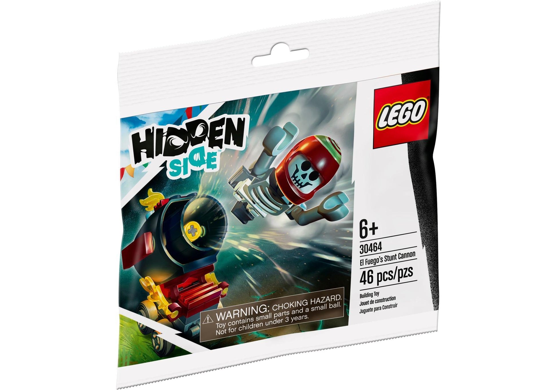 Lego 30464 Hidden Side: El Fuegos Stunt-Kanone - plegobil