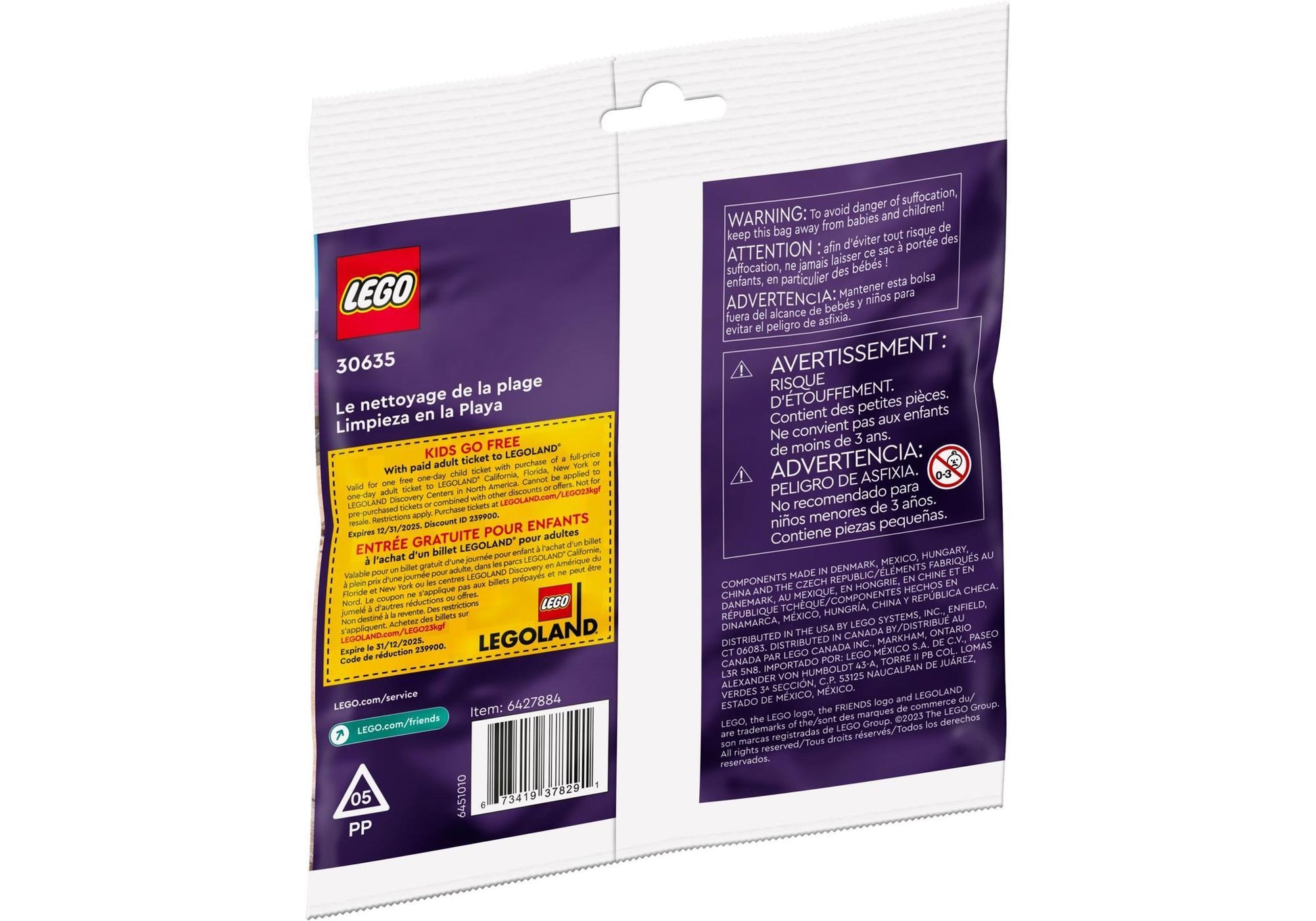 Lego 30635 Friends Strandreinigungsaktion - plegobil