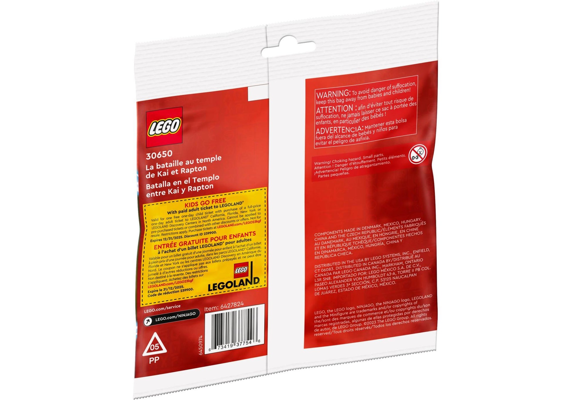 Lego 30650 Ninjago: Kai und Raptons Duell im Tempel - plegobil