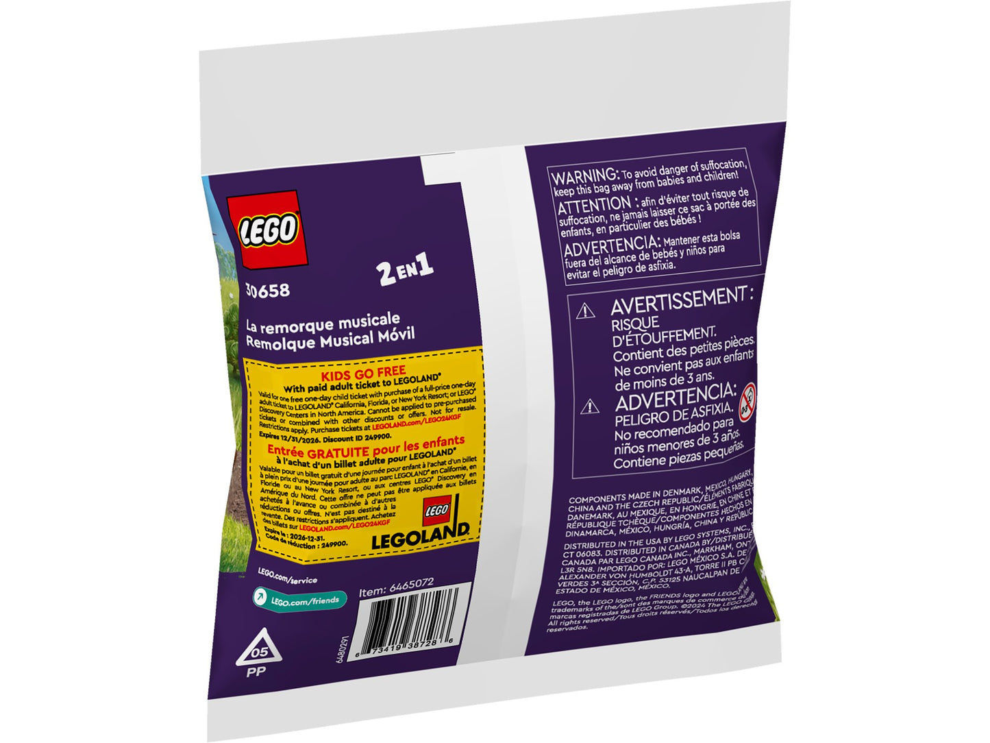 Lego 30658 Friends: Musikanhänger