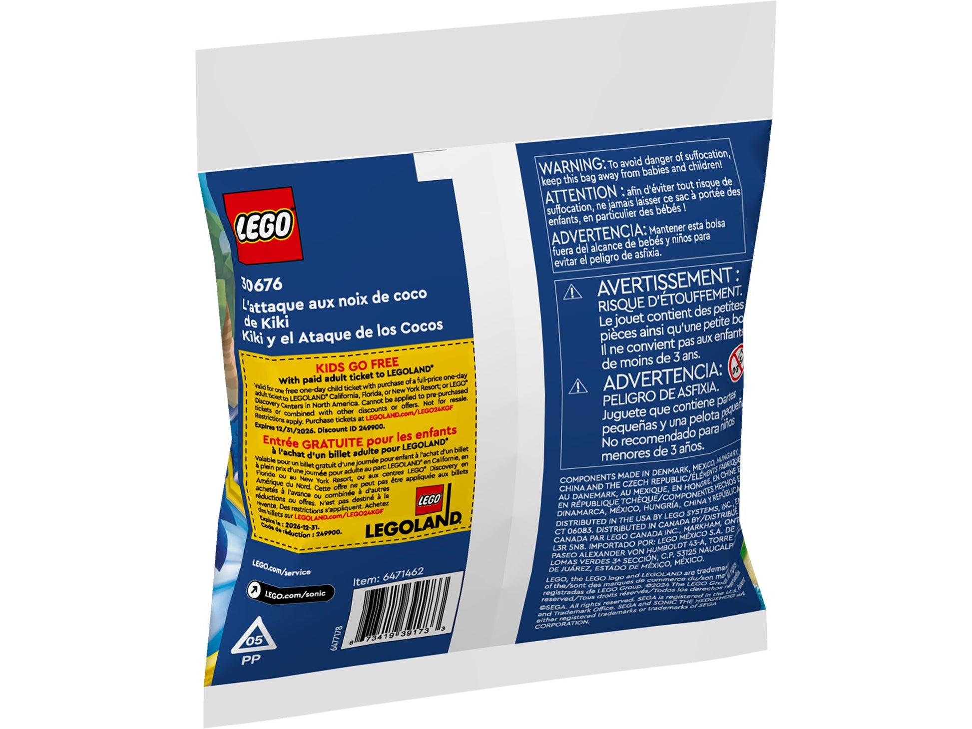 Lego 30676 Sonic: Kikis Kokosnussattacke - plegobil