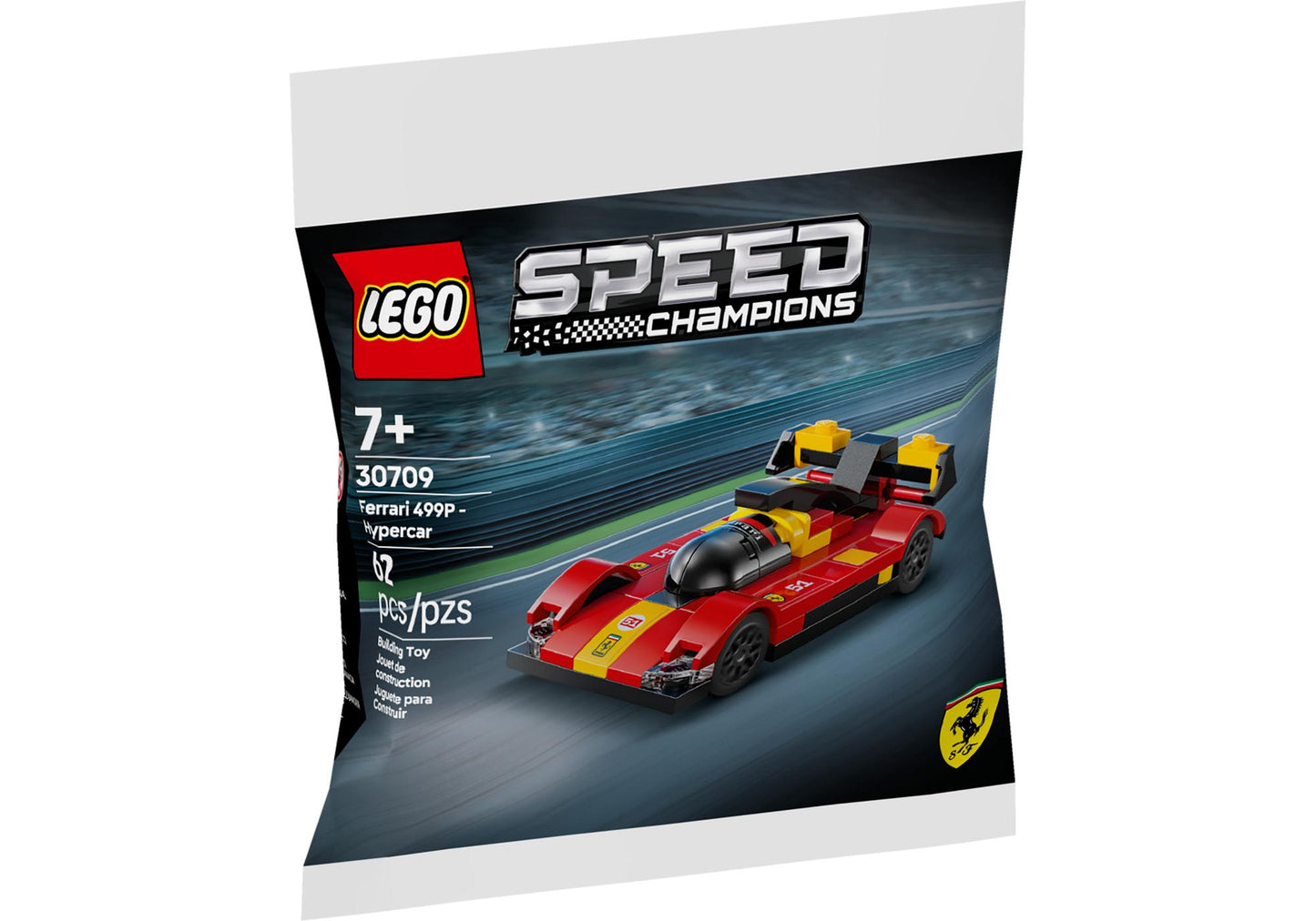 Lego 30709 Speed Champions: Ferrari 499P Supersportwagen