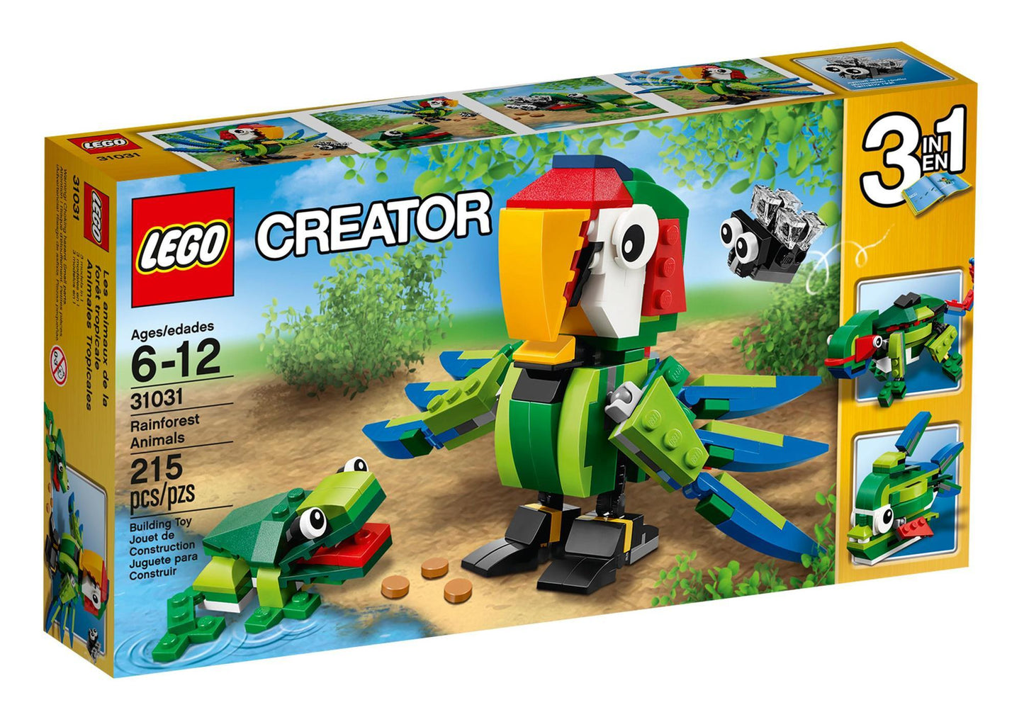 Lego 31031 Creator Regenwaldtiere - plegobil