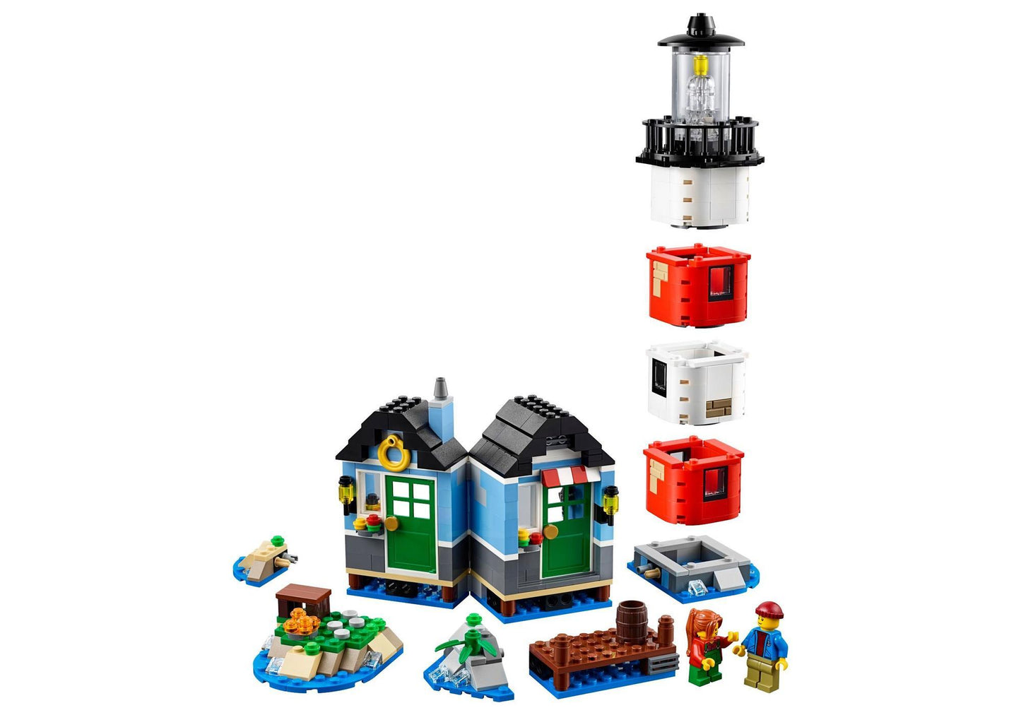 Lego 31051 Creator Leuchtturm-Insel - plegobil