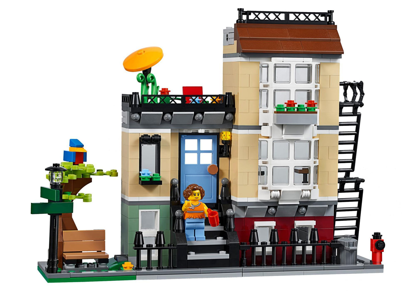Lego 31065 Creator Stadthaus an der Parkstraße - plegobil