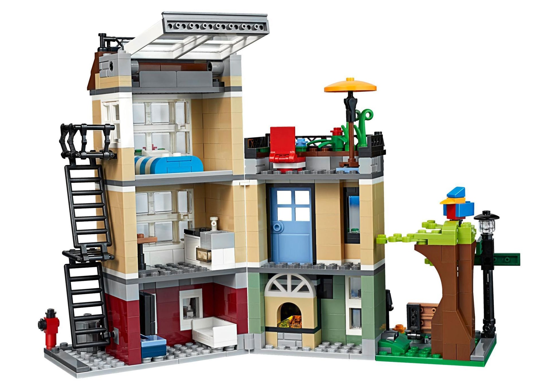 Lego 31065 Creator Stadthaus an der Parkstraße - plegobil