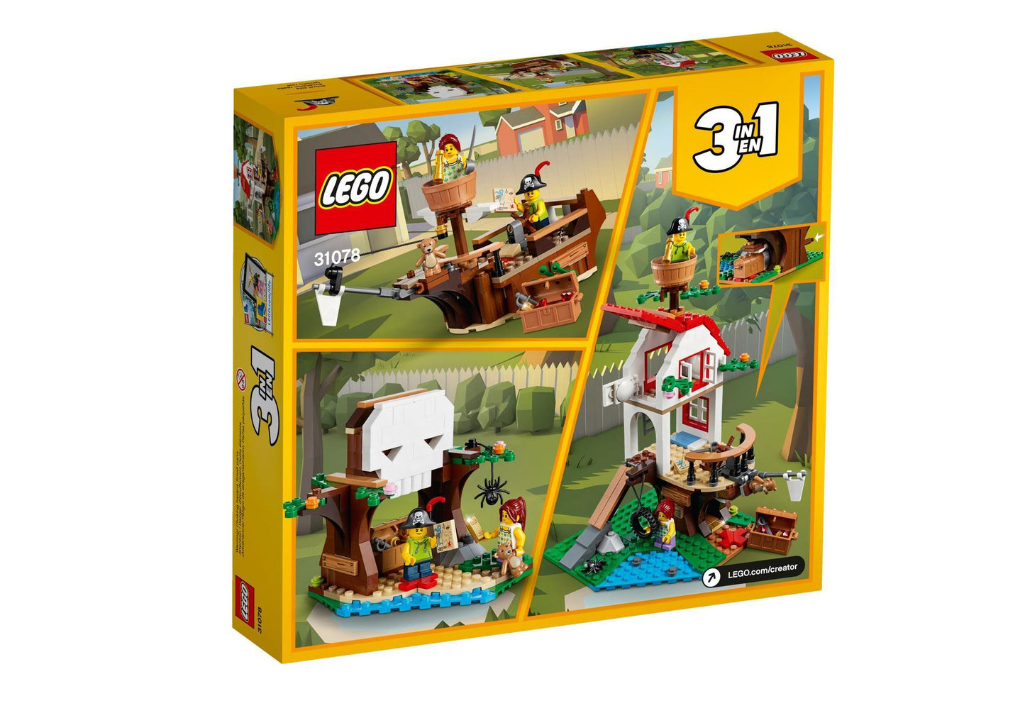 Lego 31078 Creator Baumhausschätze - plegobil