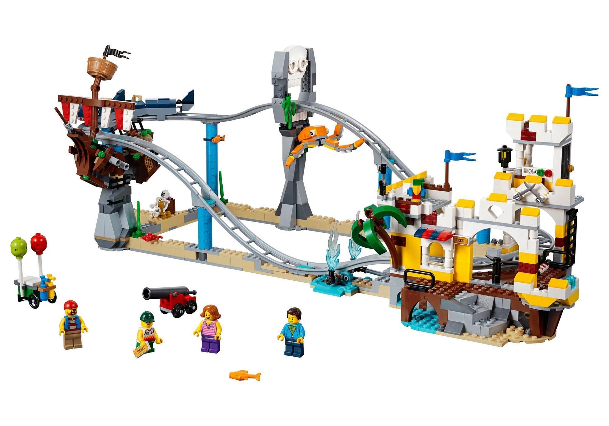 Lego 31084 Creator Piraten-Achterbahn - plegobil