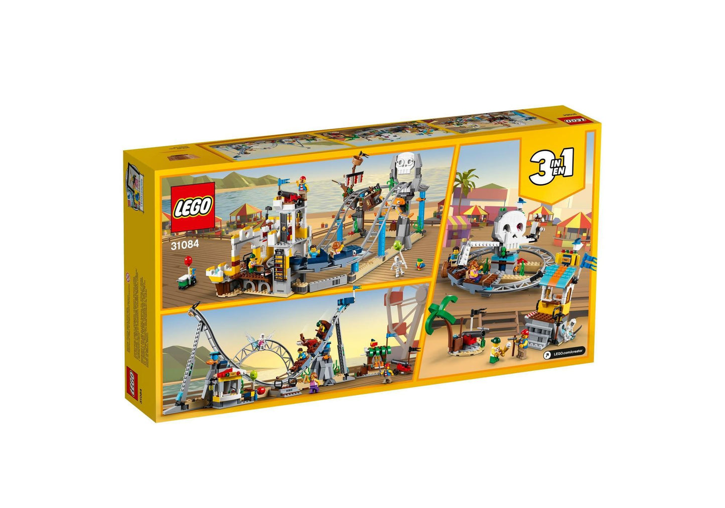 Lego 31084 Creator Piraten-Achterbahn - plegobil