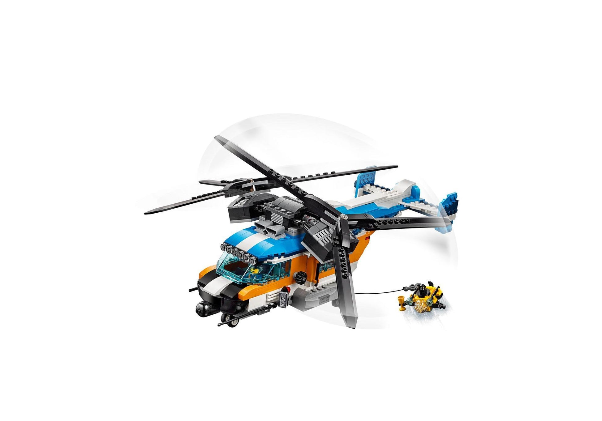 Lego 31096 Creator Doppelrotor-Hubschrauber - plegobil
