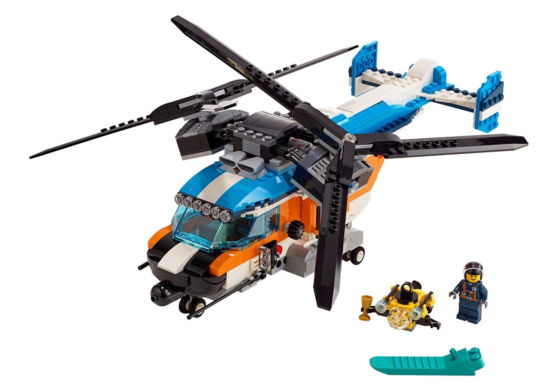 Lego 31096 Creator Doppelrotor-Hubschrauber - plegobil