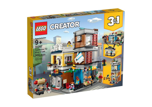 Lego 31097 Creator Stadthaus mit Zoohandlung & Café - plegobil