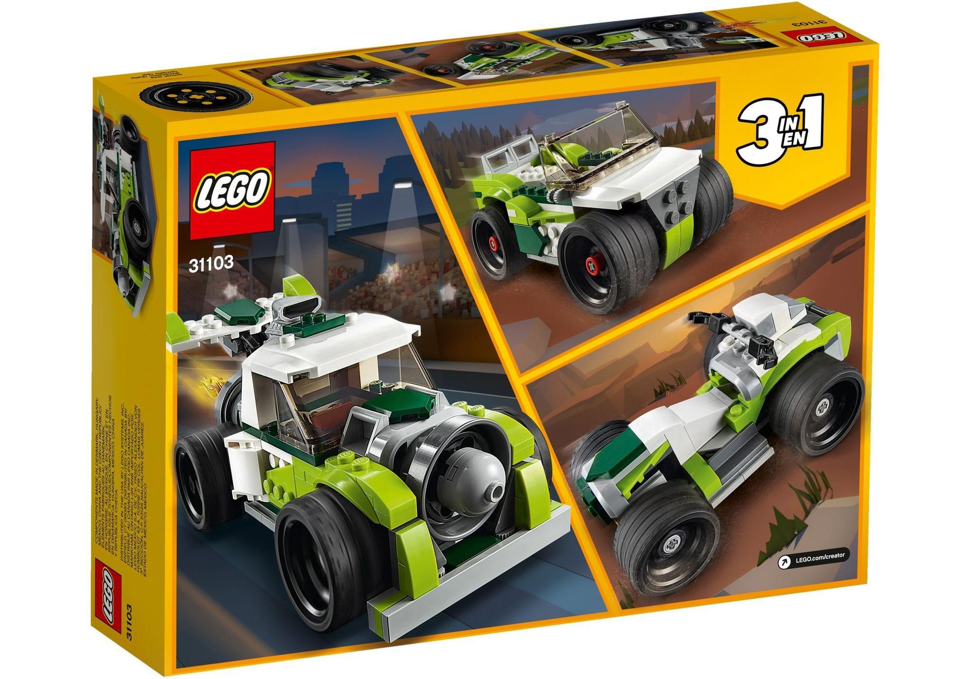 Lego 31103 Creator Raketen-Truck - plegobil