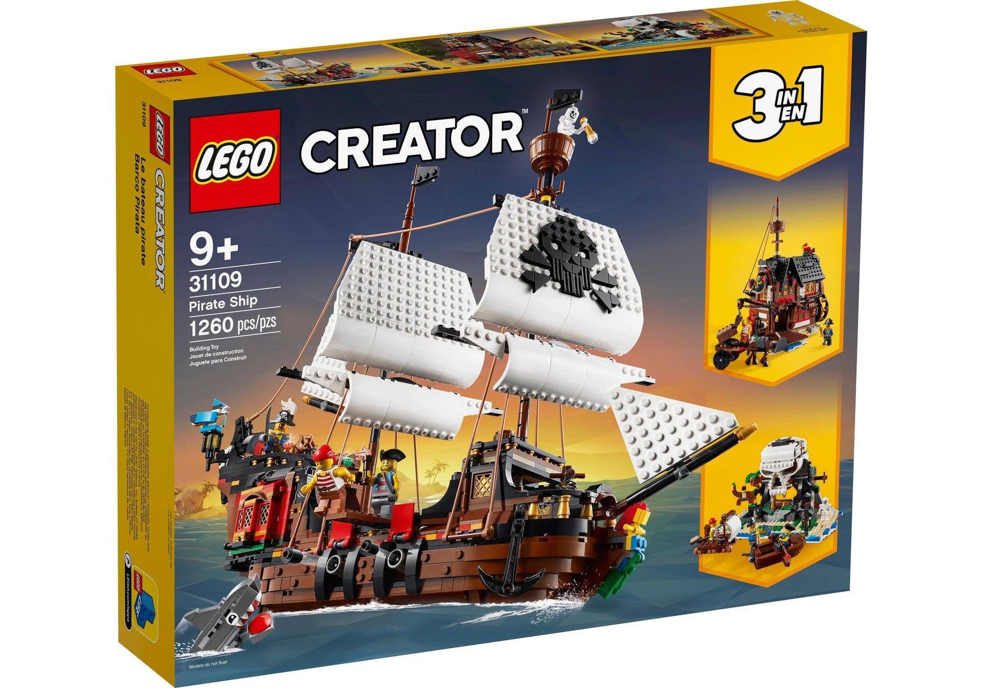 Lego 31109 Creator 3-in-1 Sets: Piratenschiff - plegobil