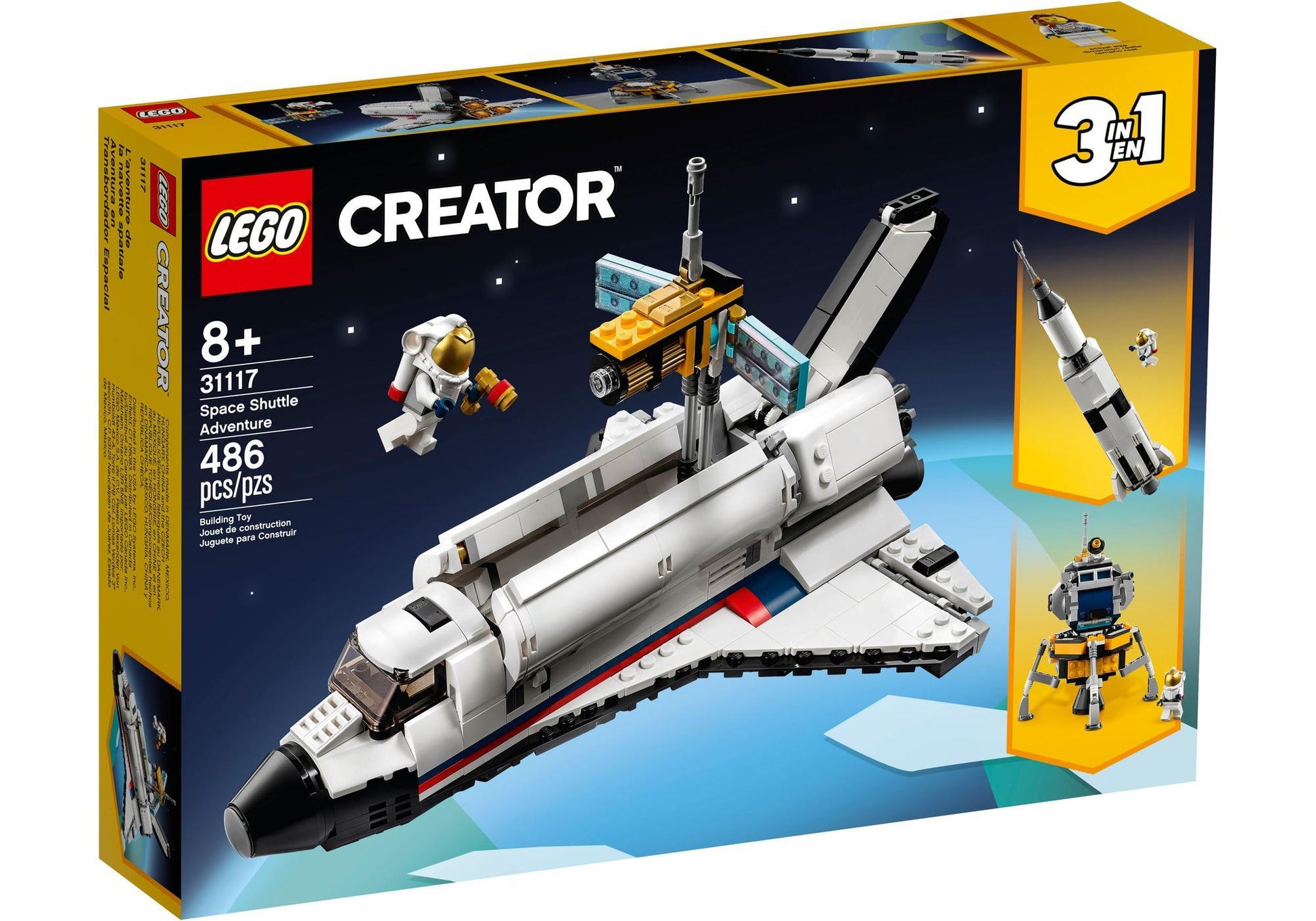 Lego 31117 Creator Spaceshuttle-Abenteuer - plegobil