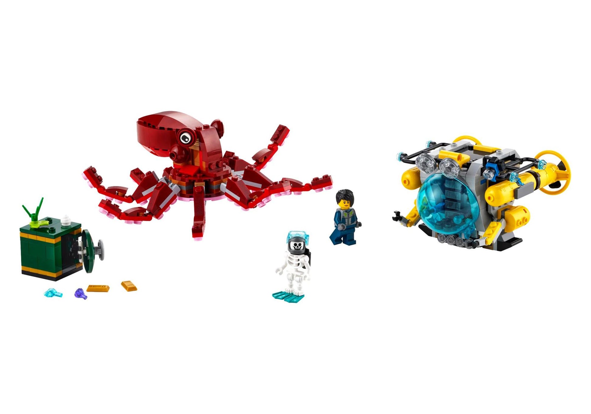 Lego 31130 Creator 3-in-1 Sets: Schatzsuche am Meeresgrund - plegobil