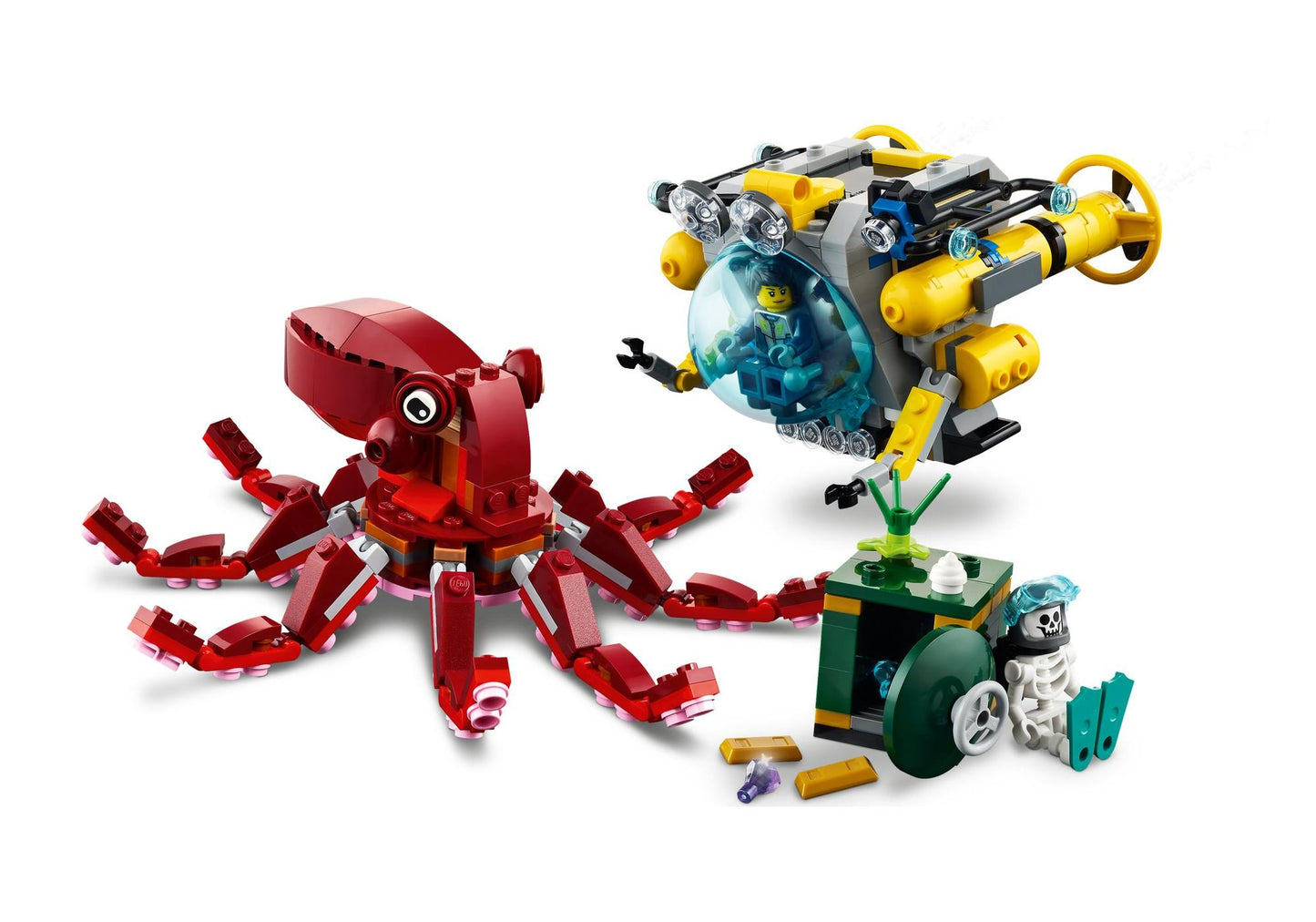 Lego 31130 Creator 3-in-1 Sets: Schatzsuche am Meeresgrund - plegobil