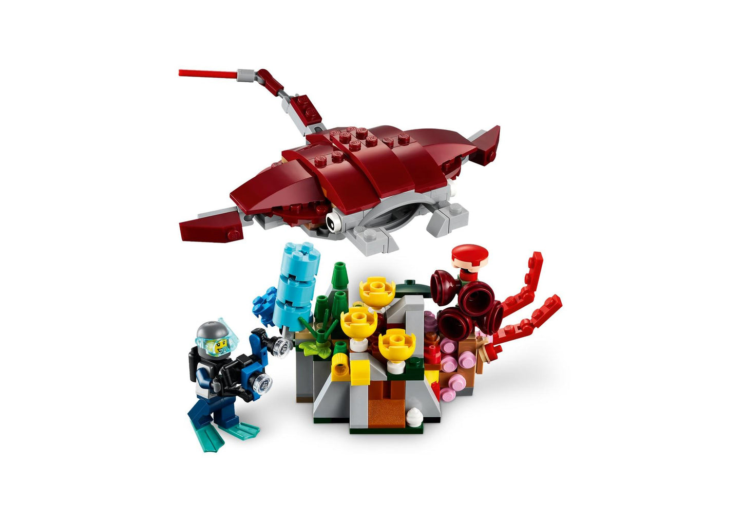 Lego 31130 Creator 3-in-1 Sets: Schatzsuche am Meeresgrund - plegobil