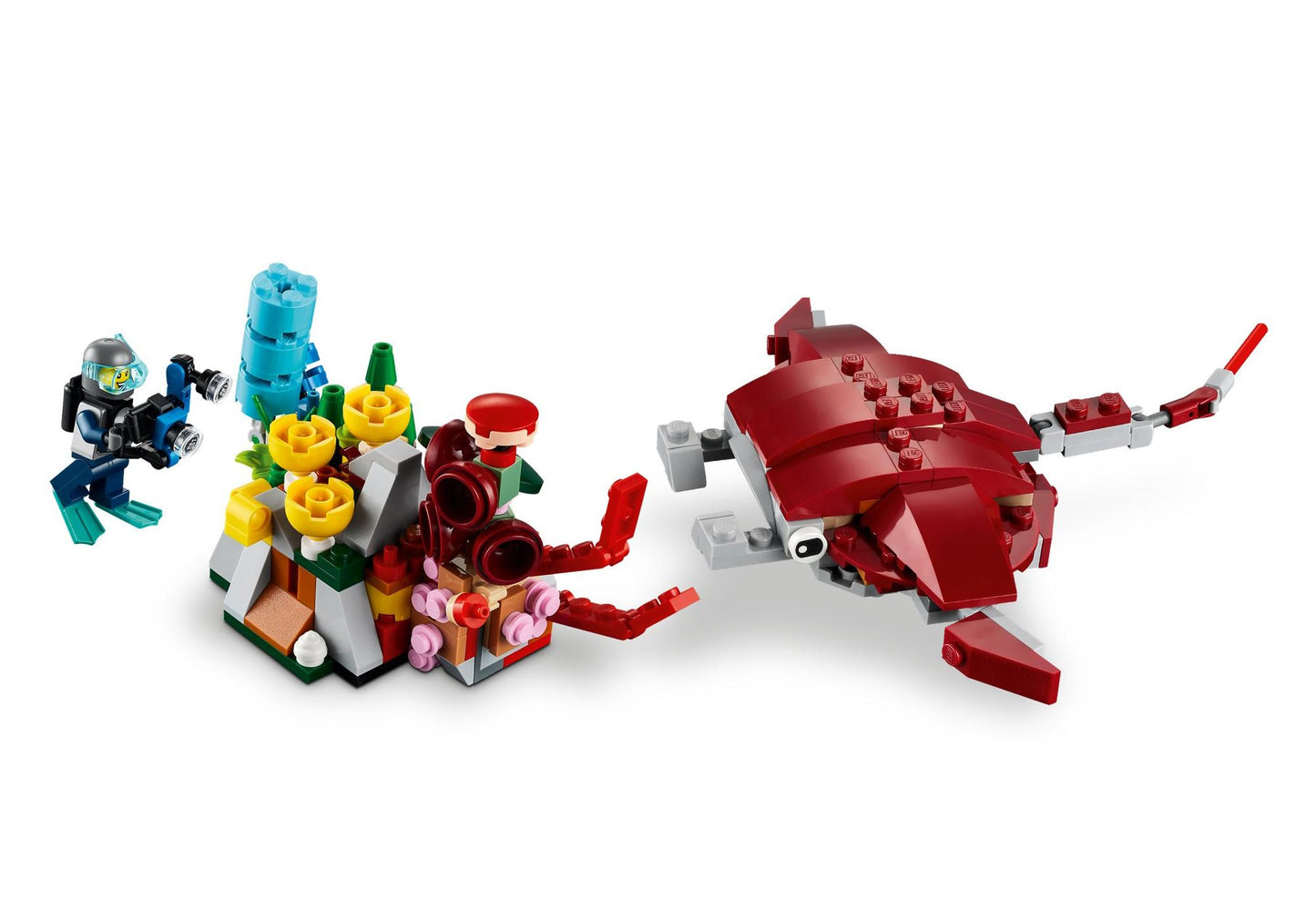 Lego 31130 Creator 3-in-1 Sets: Schatzsuche am Meeresgrund - plegobil