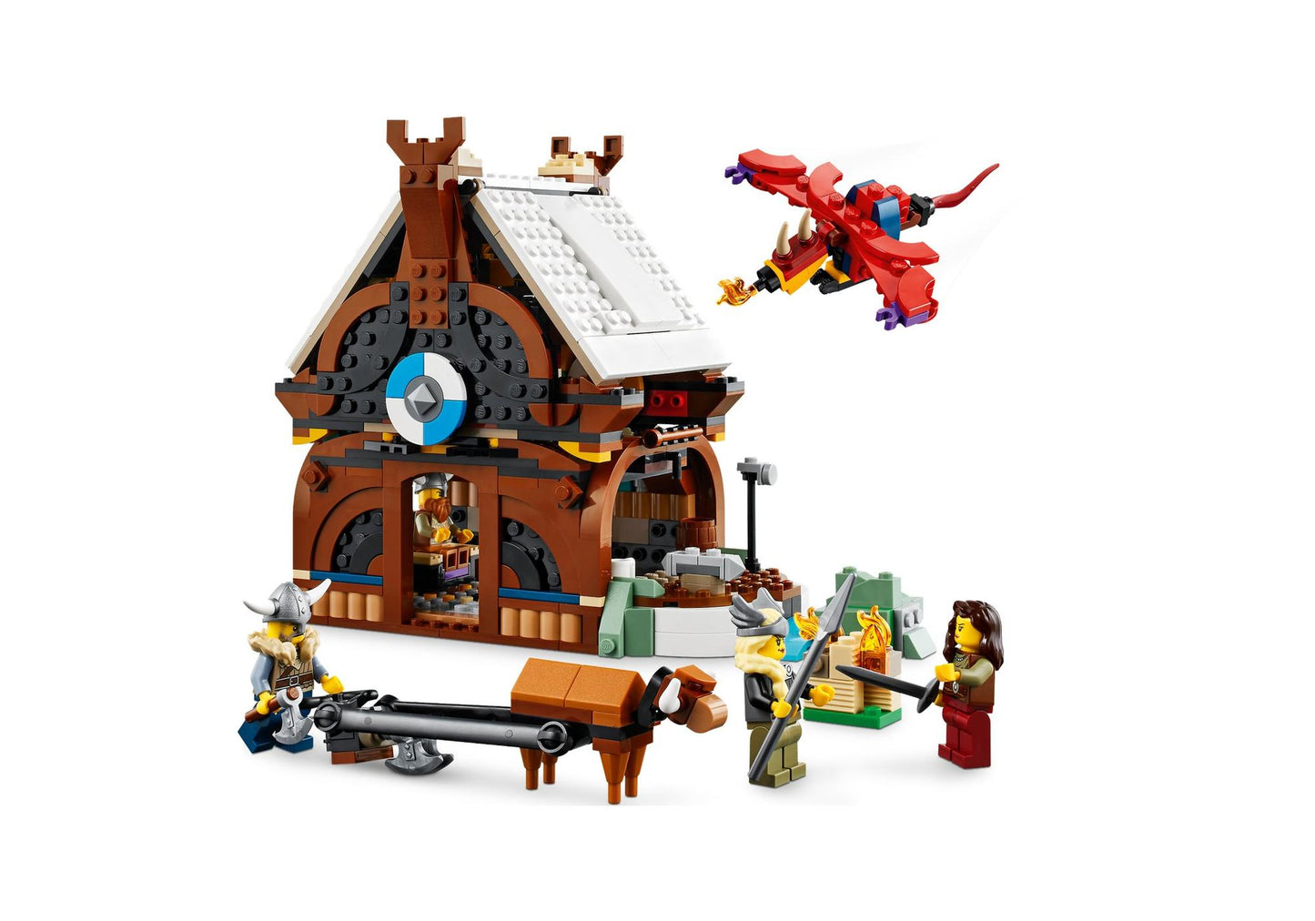 Lego 31132 Creator 3-in-1 Sets: Wikingerschiff mit Midgardschlange - plegobil