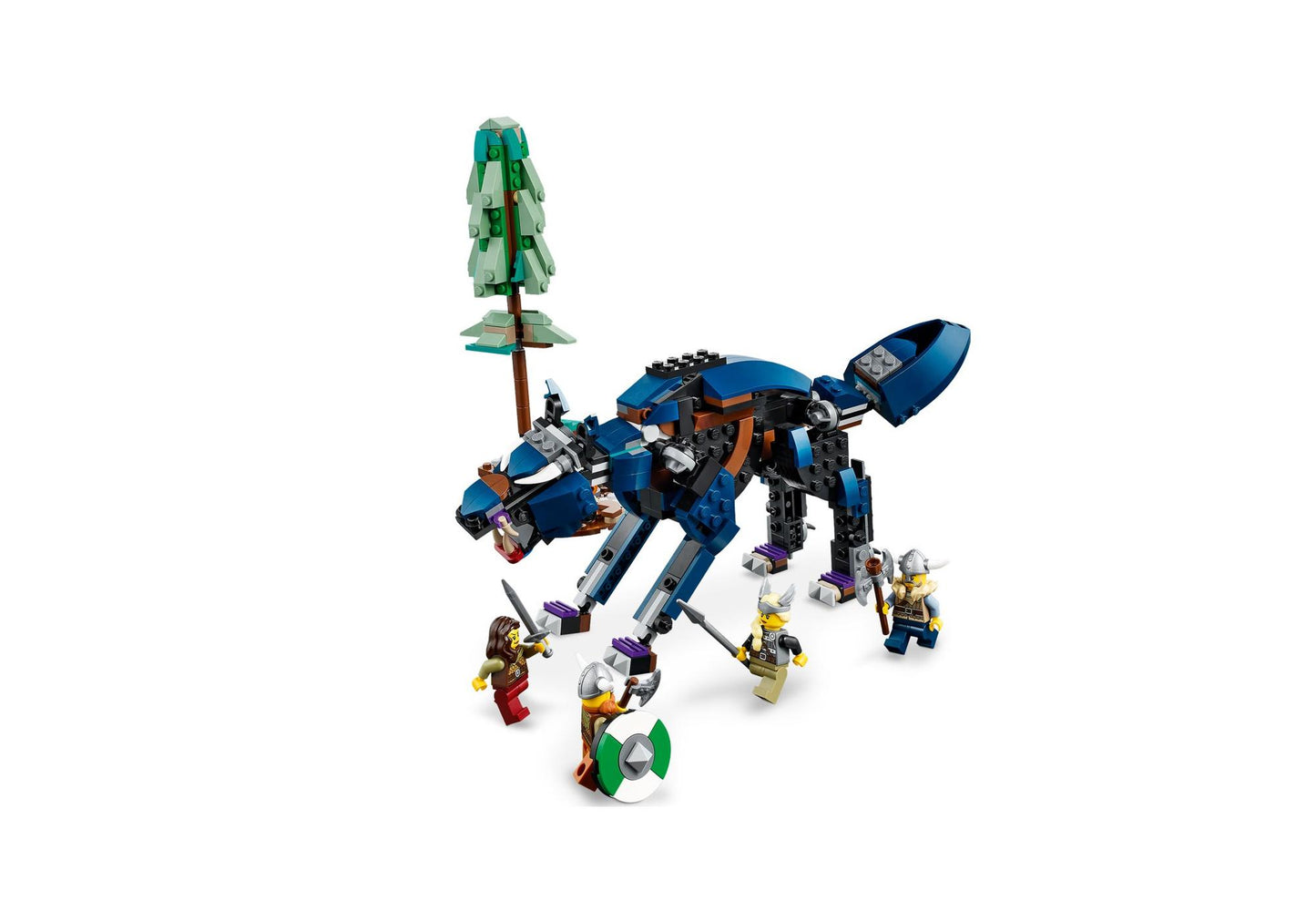 Lego 31132 Creator 3-in-1 Sets: Wikingerschiff mit Midgardschlange - plegobil