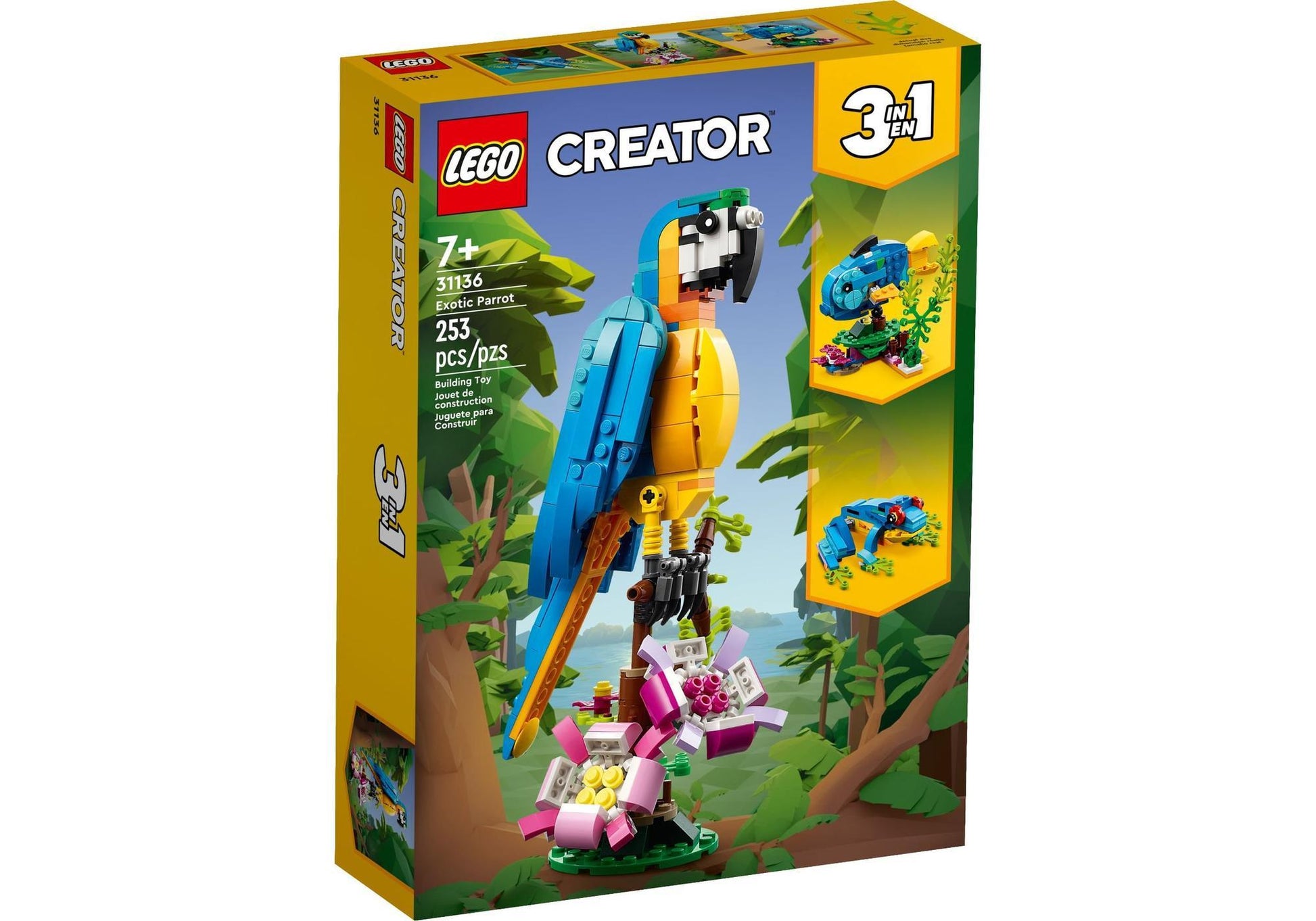 Lego 31136 Creator 3-in-1 Sets: Exotischer Papagei - plegobil