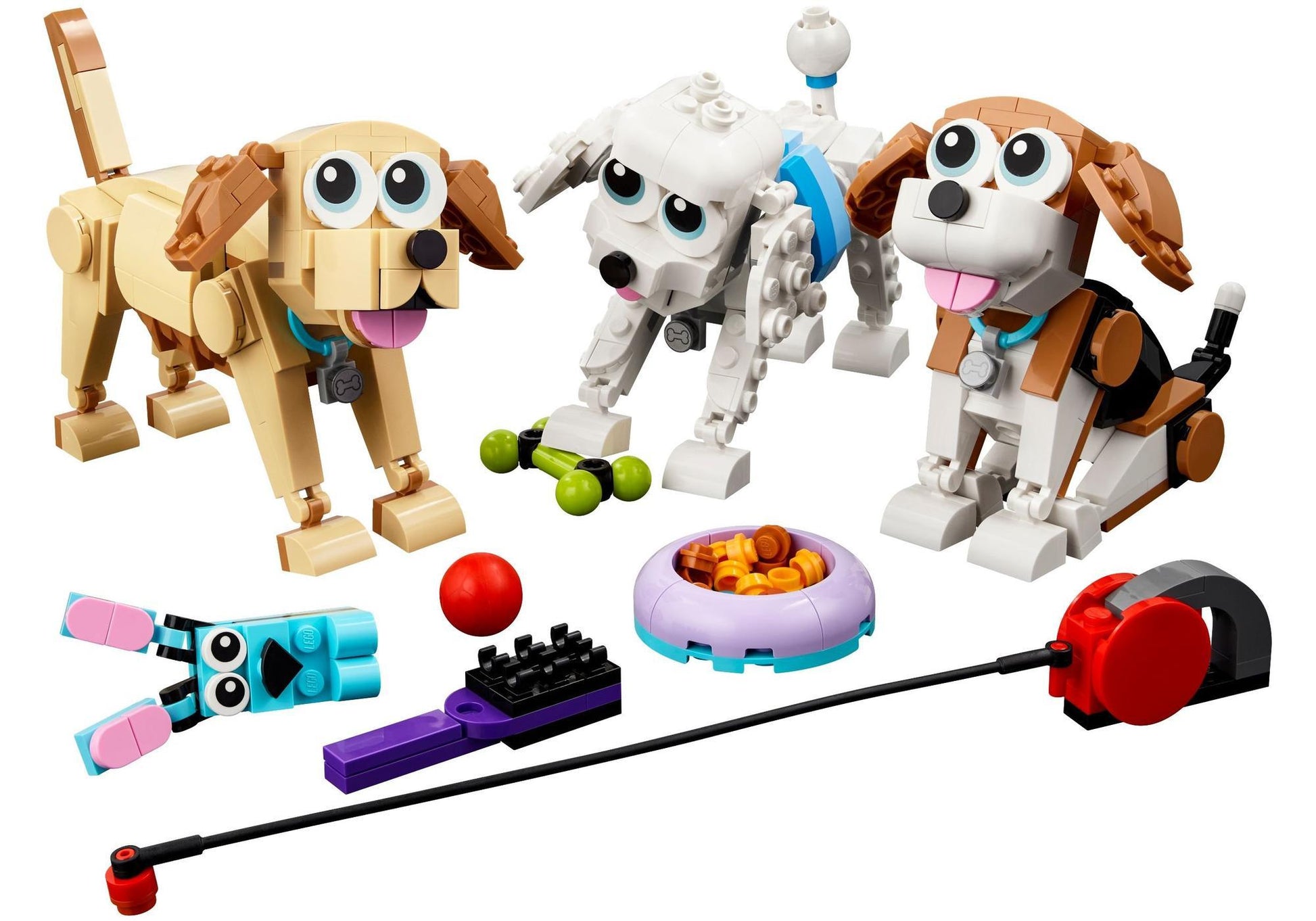 Lego 31137 Creator 3-in-1 Sets: Niedliche Hunde - plegobil